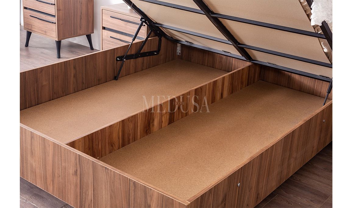 Medusa Home Mobilya - Liva Ceviz Karyola