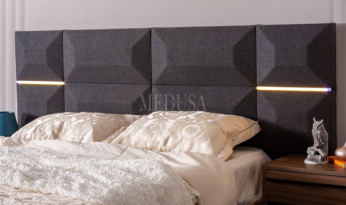 Medusa Home Mobilya - Liva Ceviz Yatak Odası