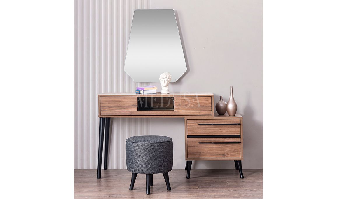 Medusa Home Mobilya - Liva Ceviz Yatak Odası