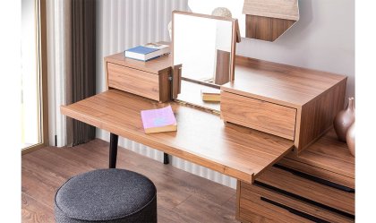 Medusa Home Mobilya - Liva Ceviz Yatak Odası