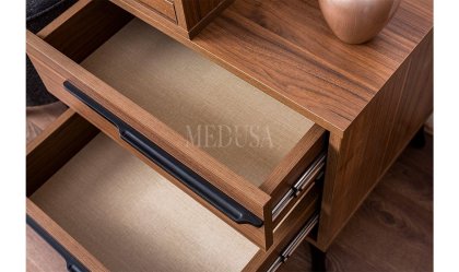 Medusa Home Mobilya - Liva Ceviz Yatak Odası