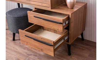 Medusa Home Mobilya - Liva Ceviz Yatak Odası