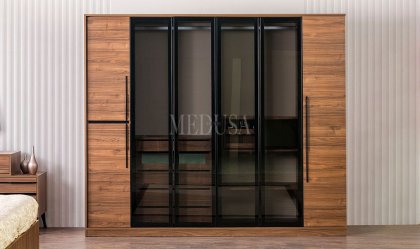 Medusa Home Mobilya - Liva Ceviz Yatak Odası