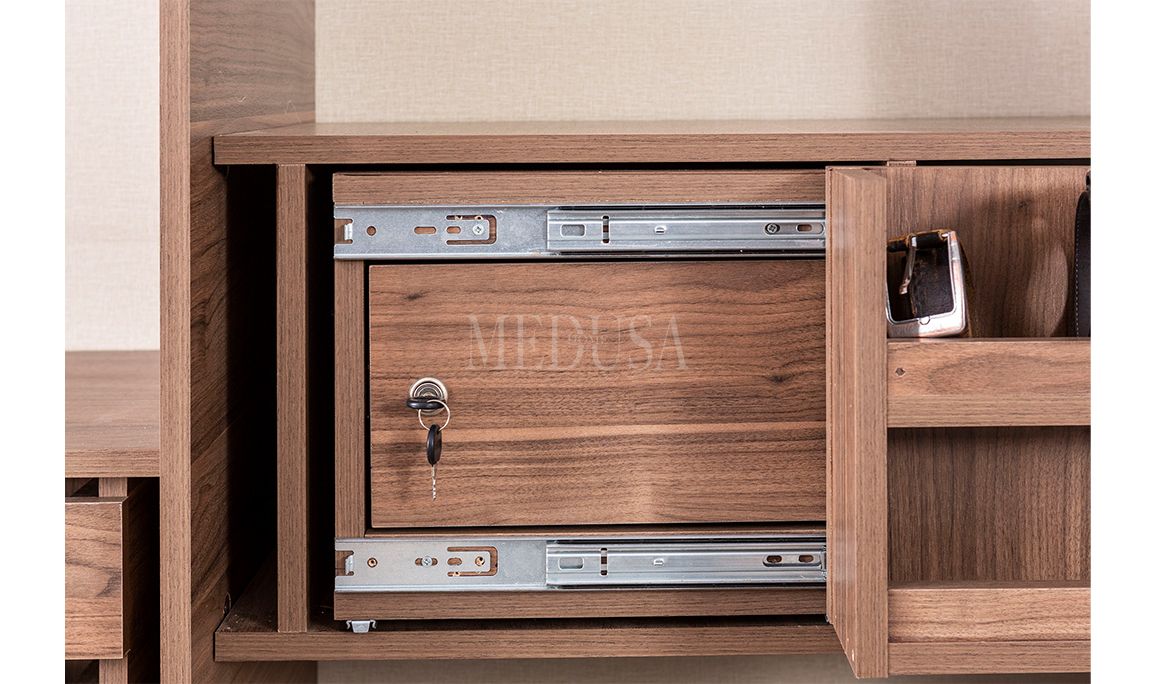 Medusa Home Mobilya - Liva Ceviz Yatak Odası