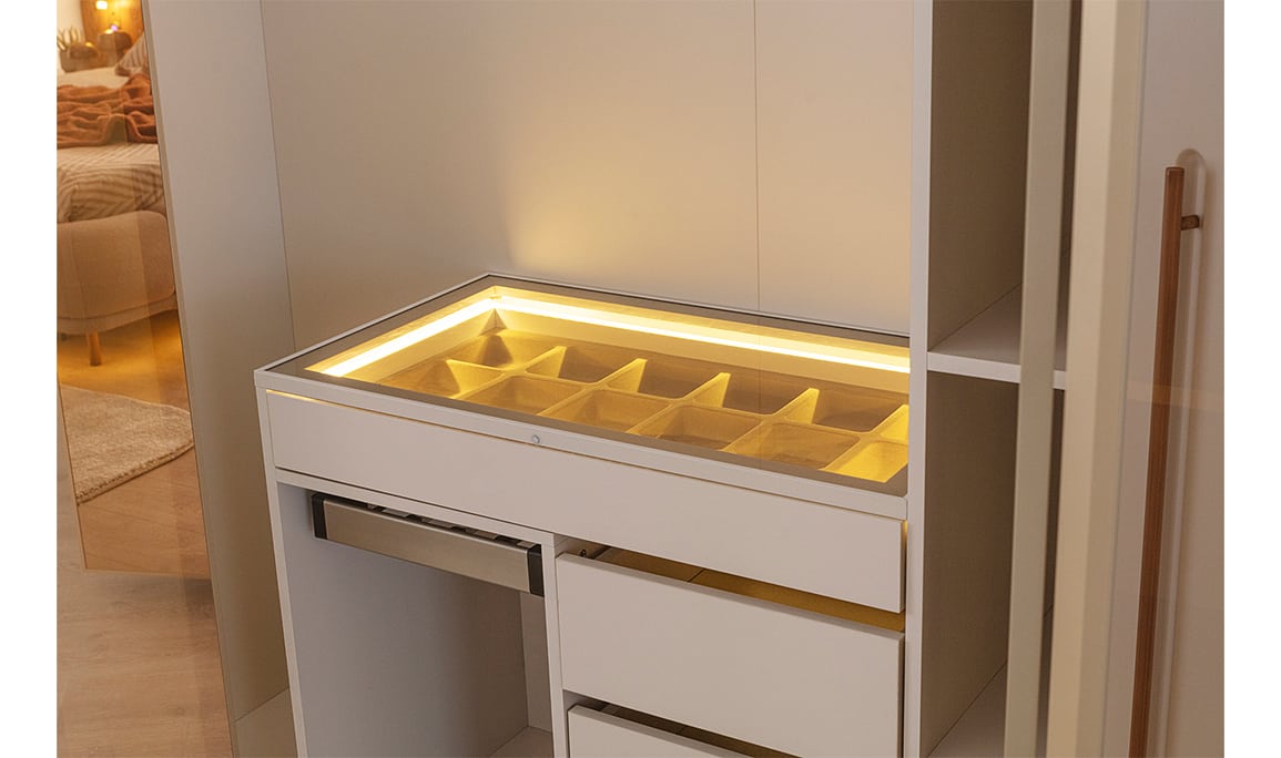 Medusa Home Mobilya - Livia 6 Kapaklı Akordiyon Gardırop