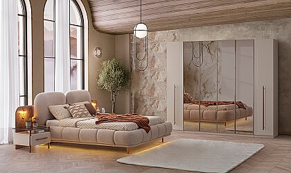 Medusa Home - Livia Akordiyon Yatak Odası