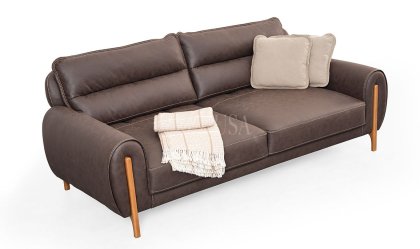 Medusa Home Mobilya - Livio Üçlü Koltuk Antrasit