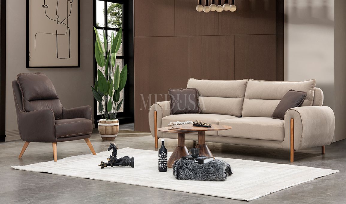 Medusa Home Mobilya - Livio Üçlü Koltuk