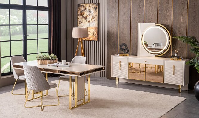 Medusa Home Mobilya - Livora Yemek Odası - Luxury Yemek Odaları