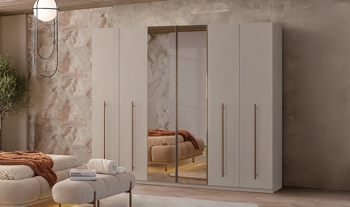 Medusa Home Mobilya - Liyora Duo Mirror Gardırop