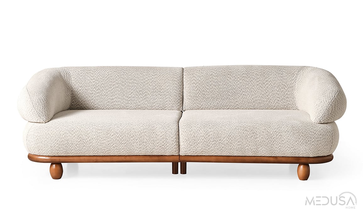 Medusa Home Mobilya - Lizbon Üçlü Koltuk