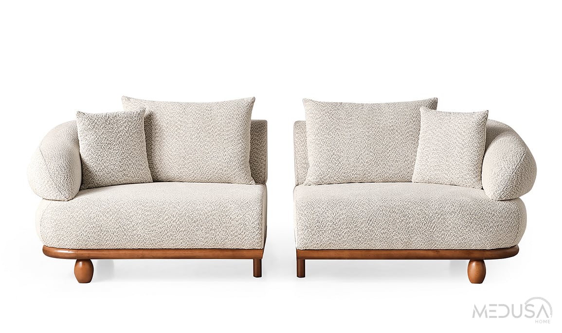 Medusa Home Mobilya - Lizbon Üçlü Koltuk