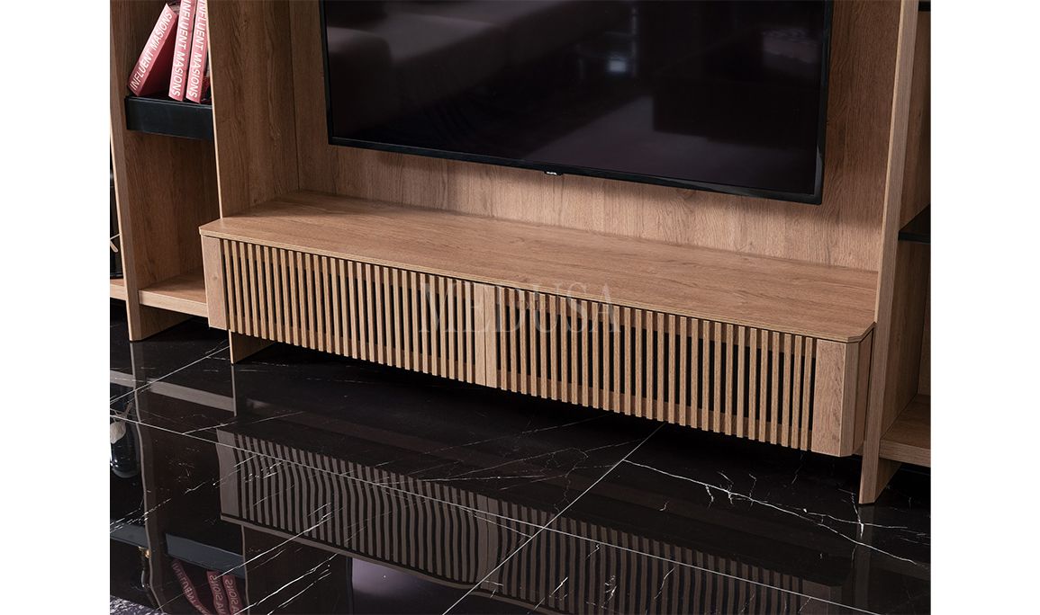 Medusa Home Mobilya - Lizzy Tv Ünitesi (Kitaplıklı)
