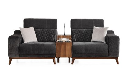 Medusa Home Mobilya - Loca Sehpalı Üçlü Koltuk