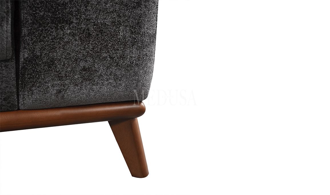 Medusa Home Mobilya - Loca Sehpalı Üçlü Koltuk