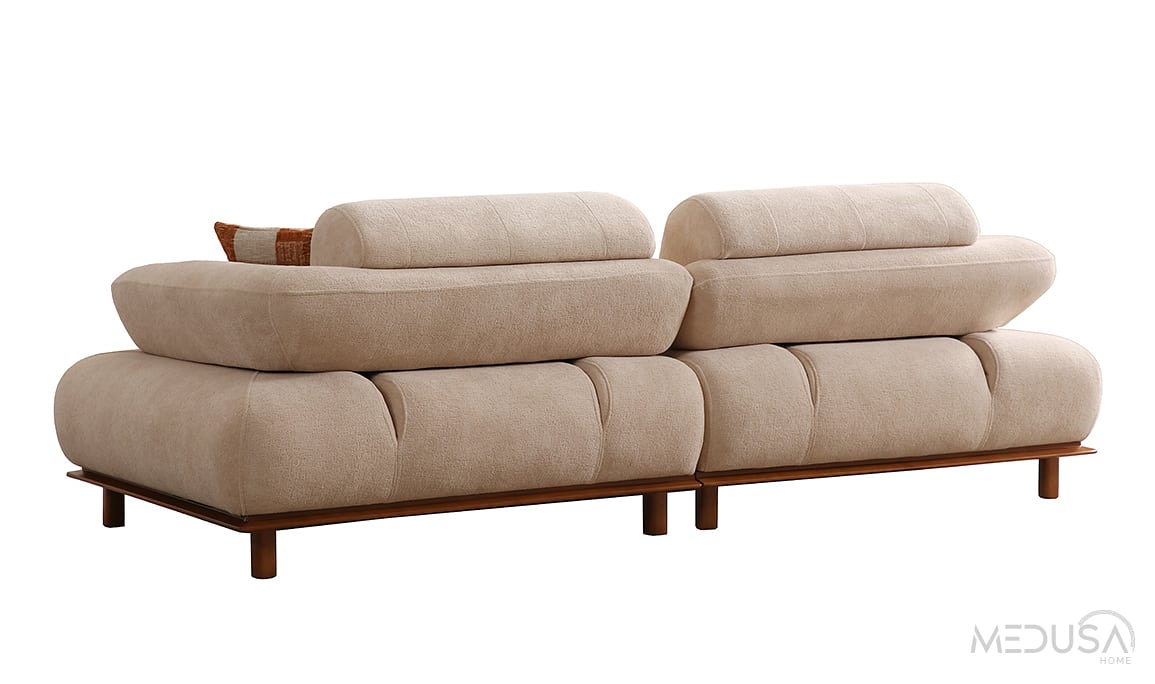 Medusa Home Mobilya - Lois Alba Üçlü Koltuk