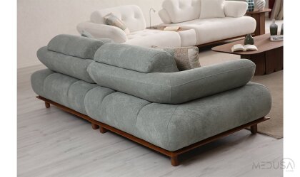 Medusa Home Mobilya - Lois Noa Üçlü Koltuk