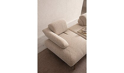 Medusa Home Mobilya - Lois Premium Sehpalı Üçlü Koltuk