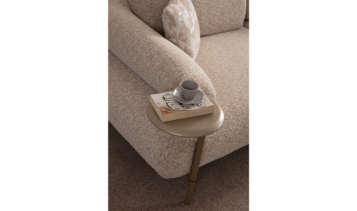 Medusa Home Mobilya - Lois Premium Sehpalı Üçlü Koltuk
