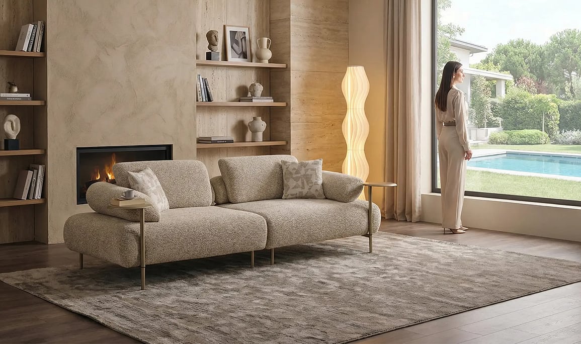 Medusa Home Mobilya - Lois Premium Üçlü Koltuk