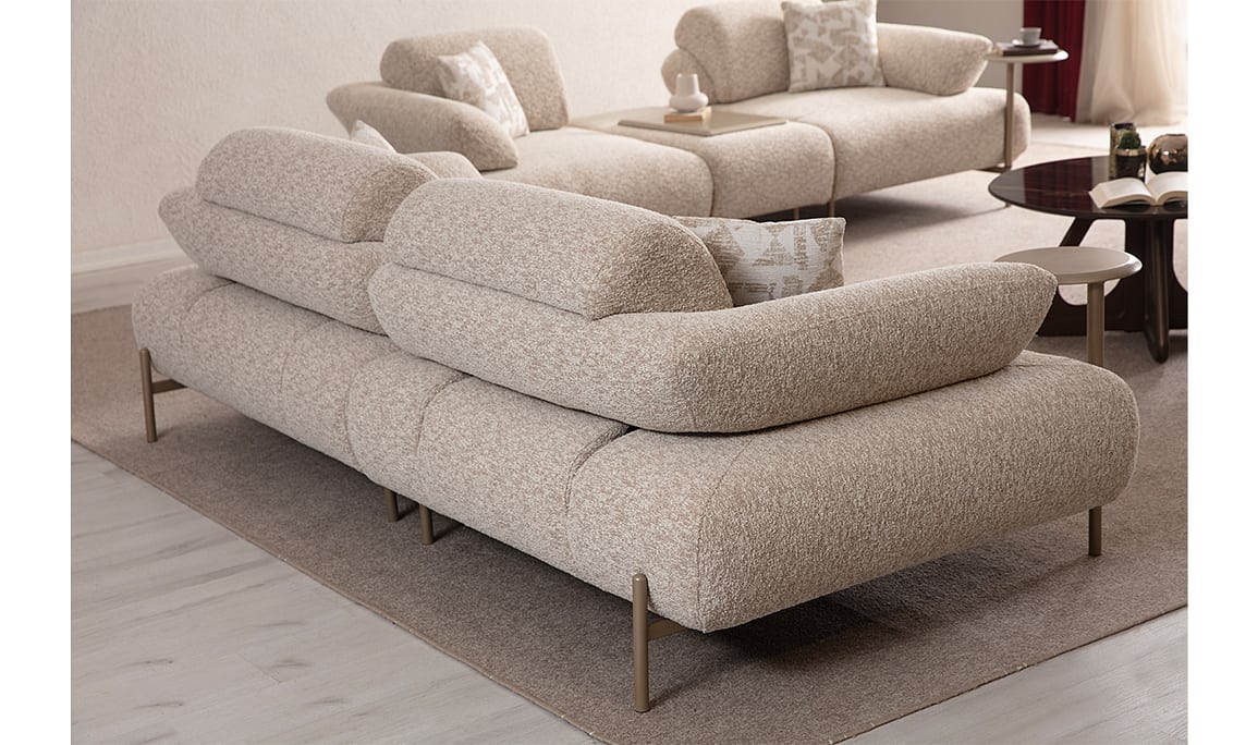 Medusa Home Mobilya - Lois Premium Üçlü Koltuk