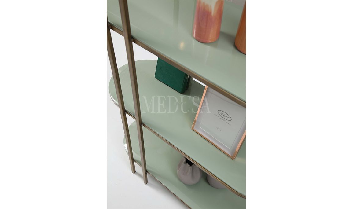 Medusa Home Mobilya - Lola Gold Kitaplık
