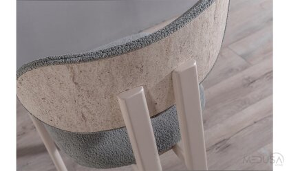 Medusa Home Mobilya - Lora Gri Sandalye