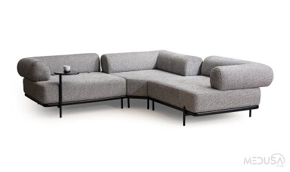 Medusa Home Mobilya - Loren Antrasit Köşe Takımı