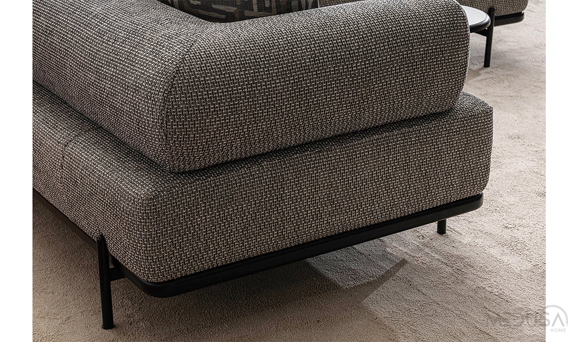 Medusa Home Mobilya - Loren Antrasit Köşe Takımı