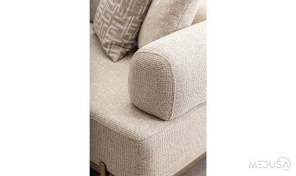 Medusa Home Mobilya - Loren Krem Köşe Takımı