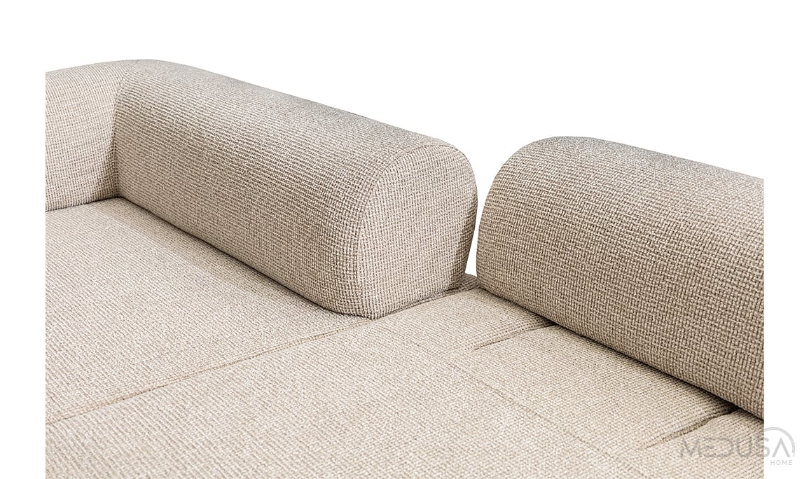 Medusa Home Mobilya - Loren Krem Köşe Takımı