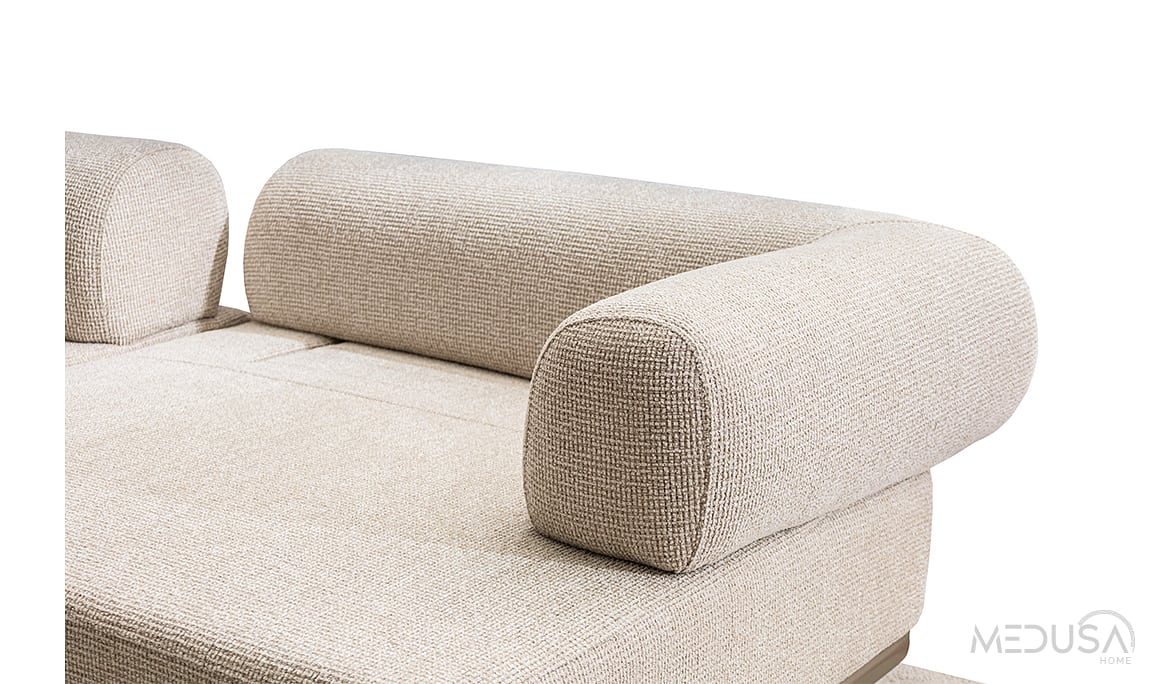 Medusa Home Mobilya - Loren Krem Köşe Takımı