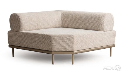 Medusa Home Mobilya - Loren Krem Köşe Takımı