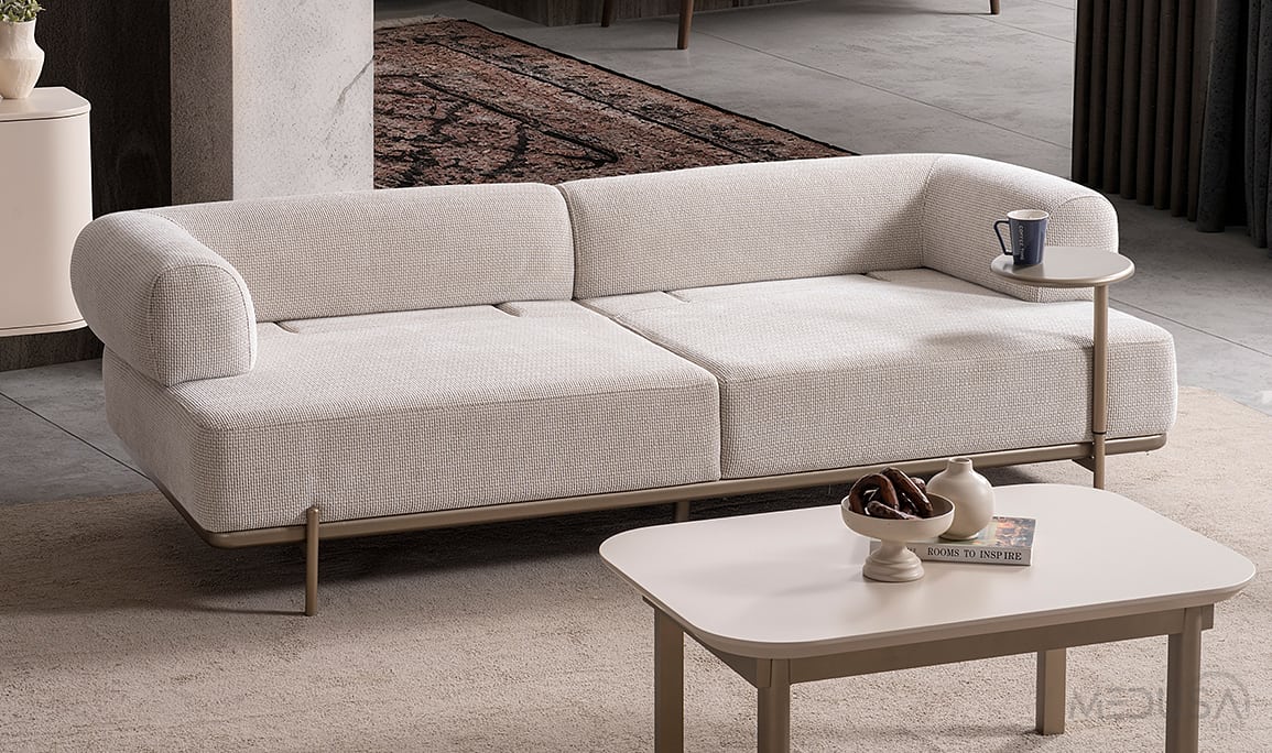 Medusa Home Mobilya - Loren Üçlü Koltuk