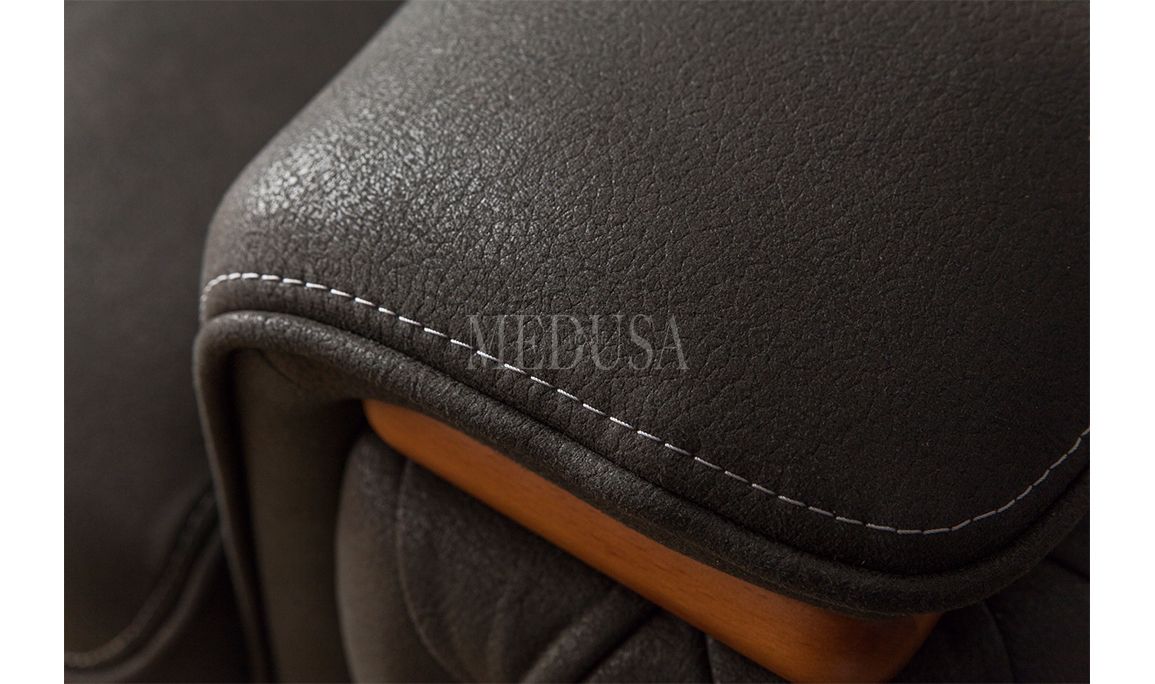 Medusa Home Mobilya - Lorenza Üçlü Koltuk Antrasit