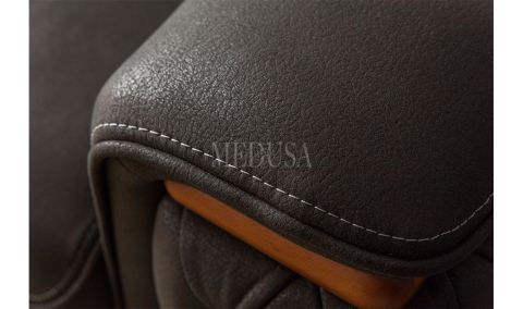 Medusa Home Mobilya - Lorenza Üçlü Koltuk Antrasit