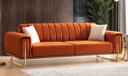 Medusa Home - Loris Yarmalı Üçlü Koltuk Medusa Home - Loris Yarmalı Üçlü Koltuk