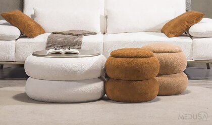 Medusa Home - Losso Puf Seti