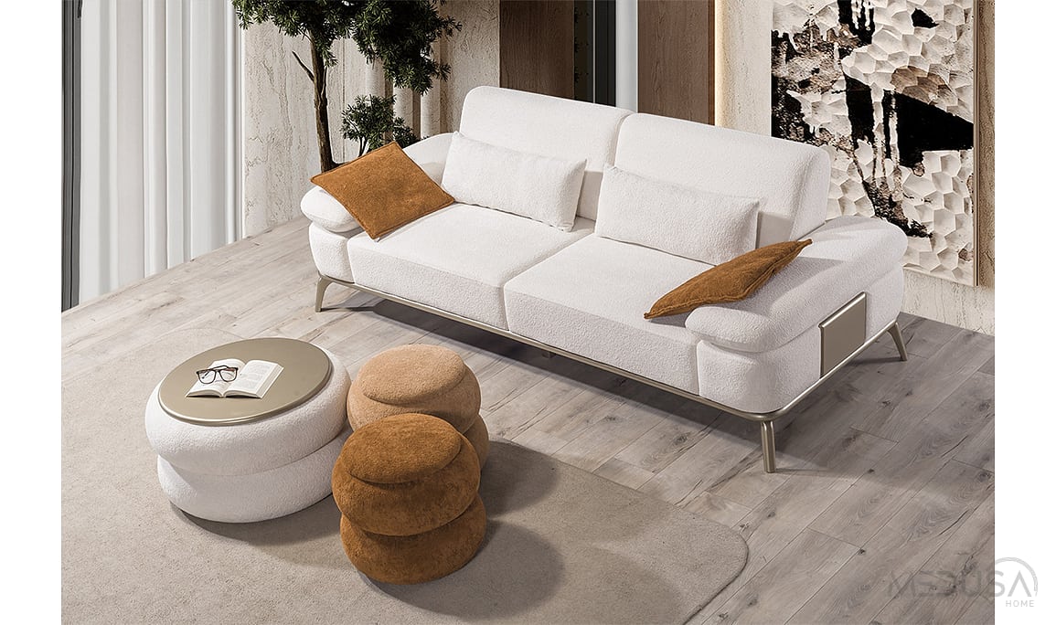 Medusa Home Mobilya - Losso Üçlü Koltuk