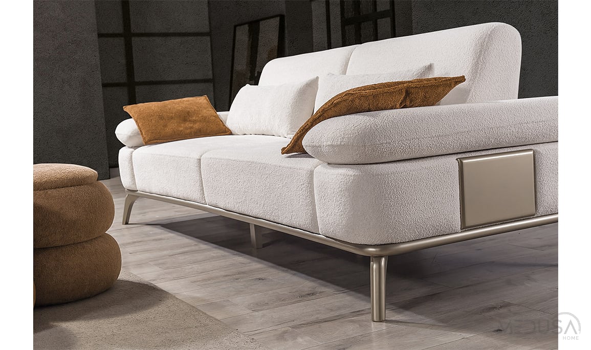 Medusa Home Mobilya - Losso Üçlü Koltuk