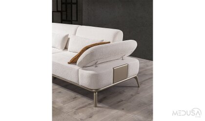 Medusa Home Mobilya - Losso Üçlü Koltuk