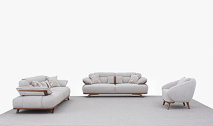 Medusa Home - Lotis Kahve Koltuk Takımı