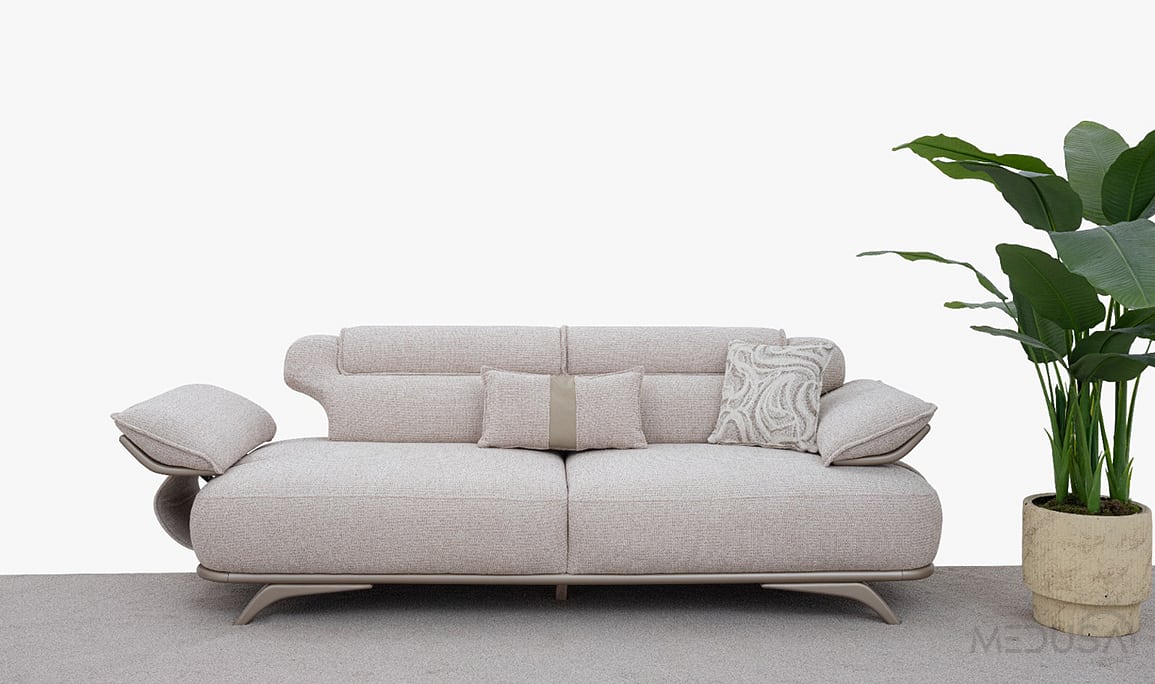 Medusa Home Mobilya - Lotis Üçlü Koltuk