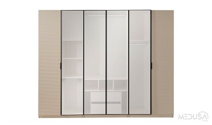 Medusa Home Mobilya - Lotus 6 Kapaklı Gardırop