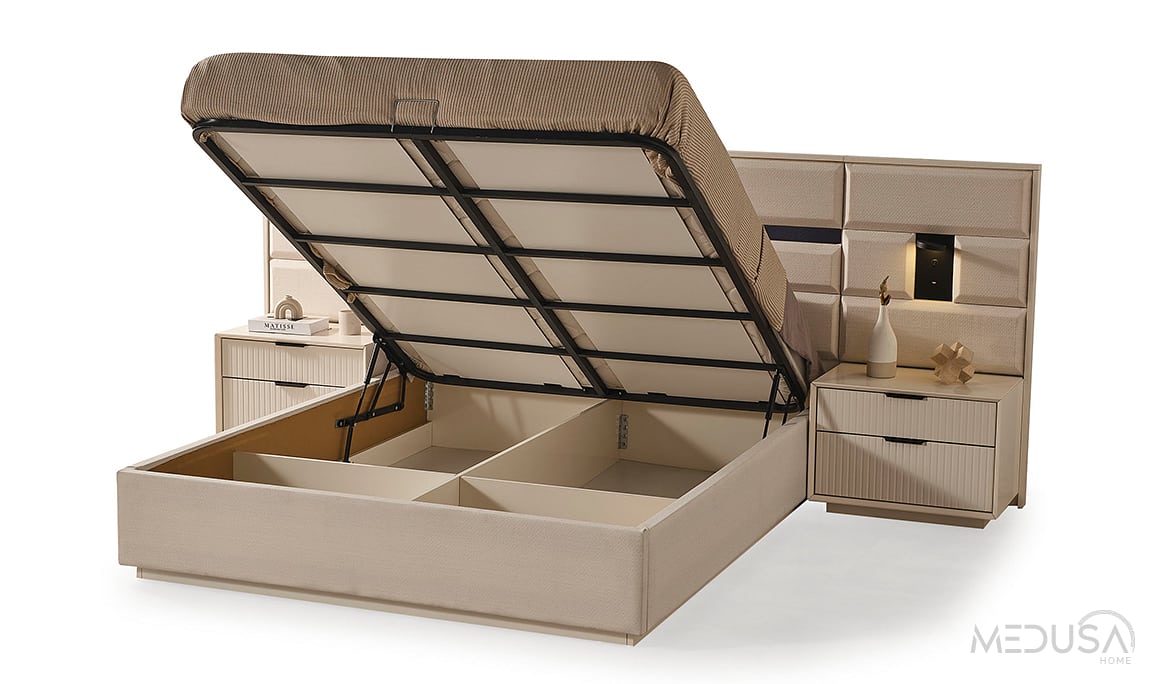 Medusa Home Mobilya - Lotus 6 Kapaklı Yatak Odası