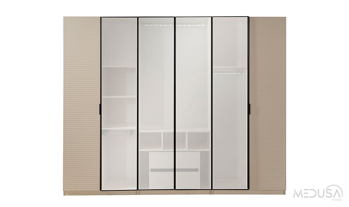 Medusa Home Mobilya - Lotus 6 Kapaklı Yatak Odası