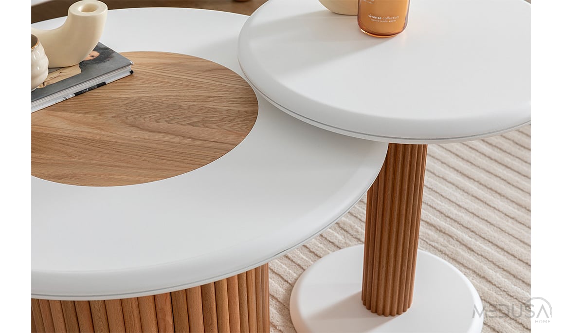 Medusa Home Mobilya - Lotus Bohem Yan Sehpa