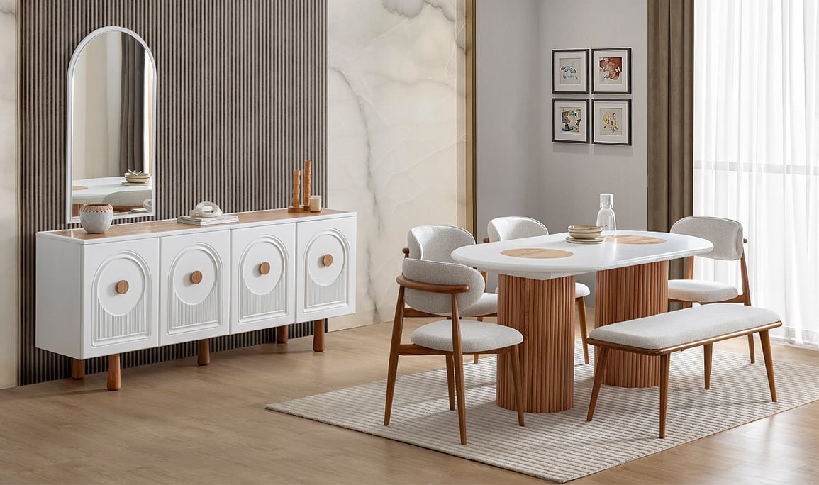 Medusa Home Mobilya - Lotus Bohem Yemek Odası