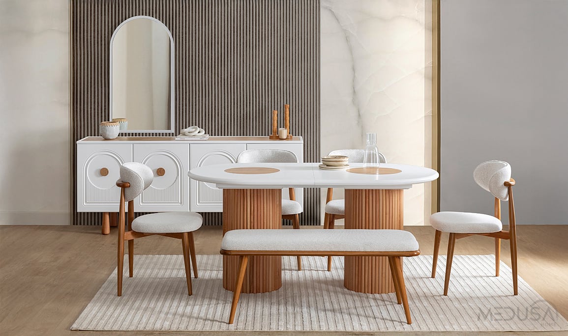 Medusa Home Mobilya - Lotus Bohem Yemek Odası