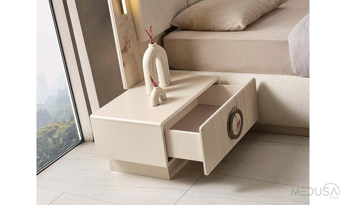 Medusa Home Mobilya - Lotus Duo Mirror Yatak Odası